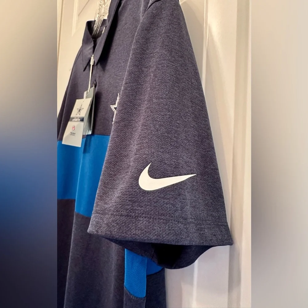 NWT Nike Dri-Fit Dallas Cowboys Polo – Men’s Large (AT&T Stadium Exclusive) - Picture 8 of 11